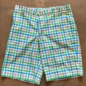 Nike Golf plaid shorts